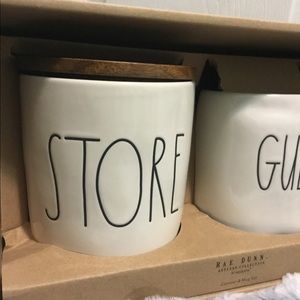 Rae Dunn Kitchen - Rae Dunn STORE Canister & GULP Mug Set Rae Dunn Kitchen - Rae Dunn STORE Canister & GULP Mug Set
